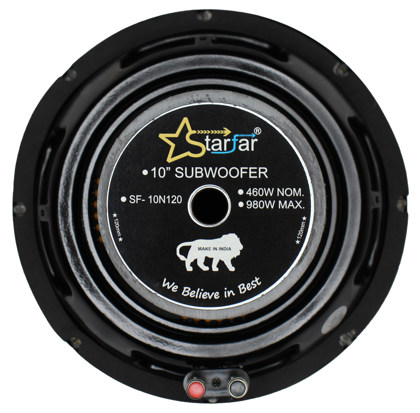 Starfar 10 inches Subwoofer|Back Side