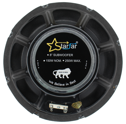 Starfar 8 inches Subwoofer|Back Side