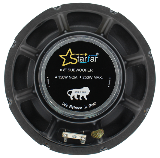 Starfar 8 inches Subwoofer|Back Side