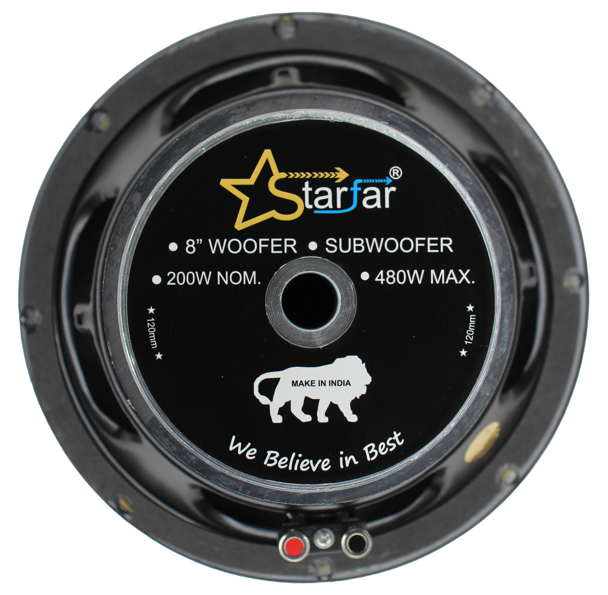 Starfar 8 inches Subwoofer|Back Side