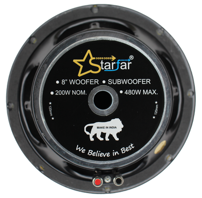 Starfar 8 inches Subwoofer|Back Side