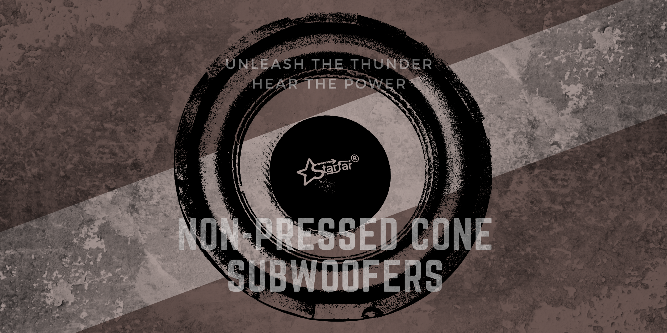 Starfar Non Pressed Cone Subwoofers