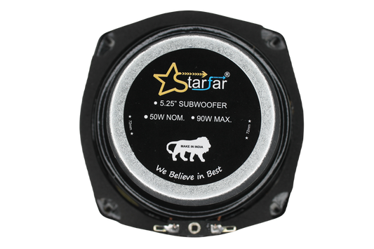 Starfar 5.25 inches Subwoofer|Back Side